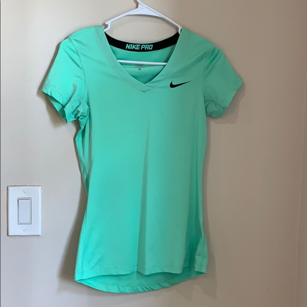 Mint Green Nike Dri-Fit Shirt